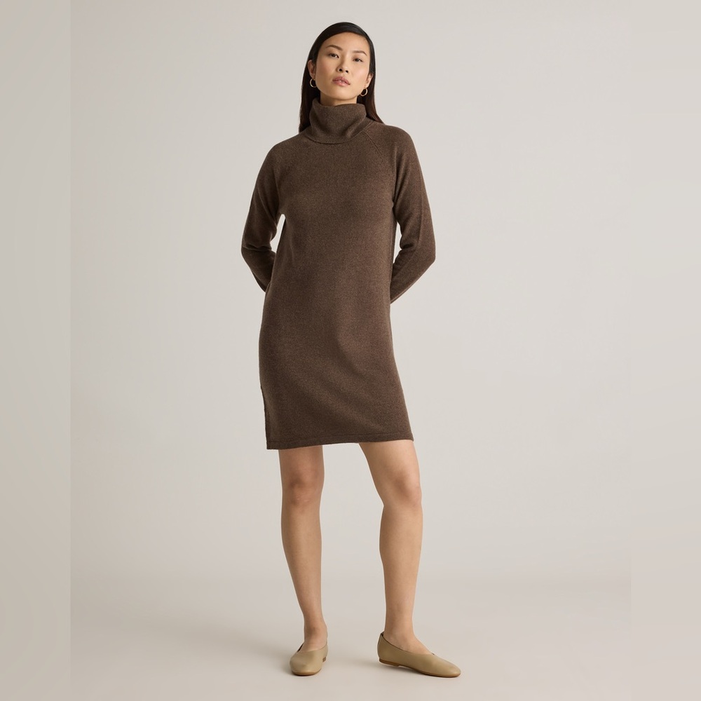 Nwt Area Star‎ Brown Cowl Neck Sweater Dress